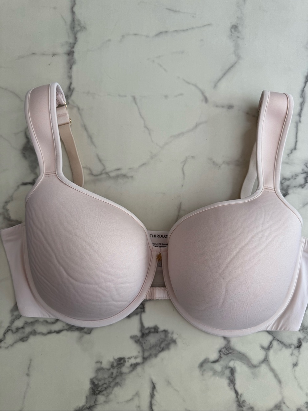 ThirdLove 24/7 Perfect Coverage Underwire Bra 40DD (E) Soft Pink